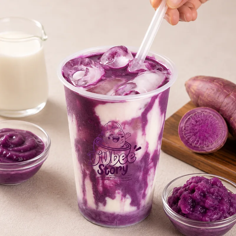 Purple Huge (Ube Latte)